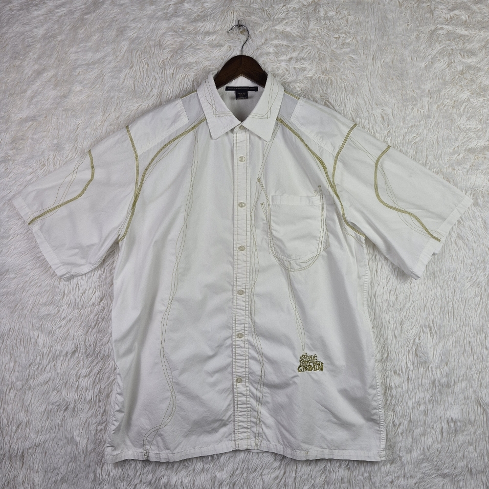 Le Jean De Marithe Francois Girbaud Shirt Mens 2XL Art To Wear‎ Y2K Artsy
